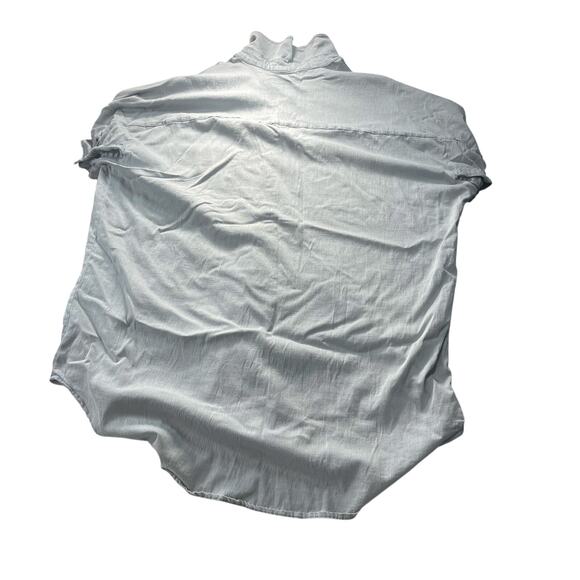 LFD oversizes womans denim collared button up top size small - Picture 4 of 6